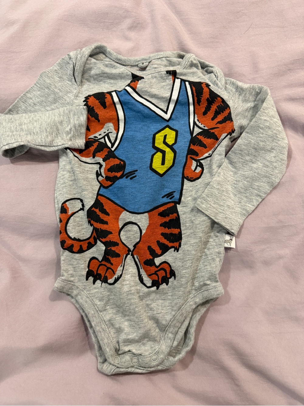 Washed once - Stella McCartney Kids tiger onsie 12M